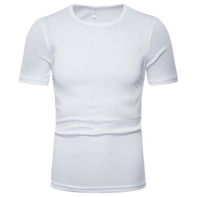 

Mens Slim Fit O Neck Short Sleeve Muscle Tee Shirts Casual T-shirt Tops Blouse