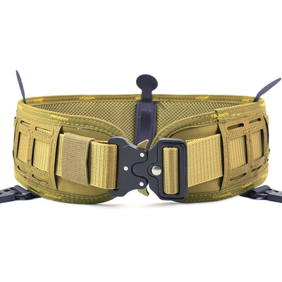 

Multifunctional Cummerbund with Tactical Quick Release Belt Military Waist Band for Outdoor Training Military Combat Hunting