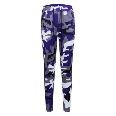 

Womens Camo Trousers Casual Hip-hop Military Army Combat Camouflage Pants