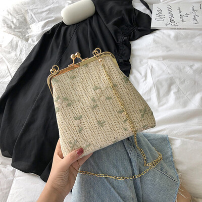 

Tailored Fashion Women Retro Leaves Weave Lace Embroidery Crossbody Bag Messenger Bag