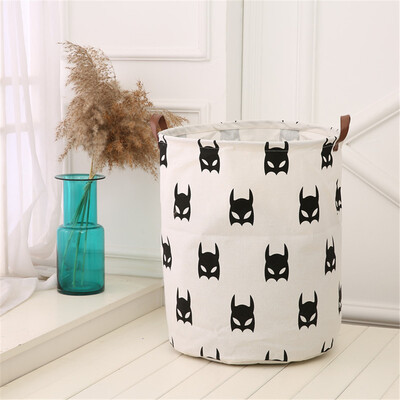 

〖Follure〗Waterproof Canvas Sheets Laundry Clothes Toy Basket Folding Storage Box