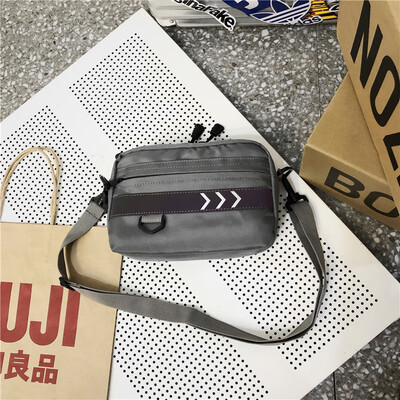 

Slanted bag Men ins trendy small bag Leisure Sports Fashion couple oblique straddling single shoulder bag woman