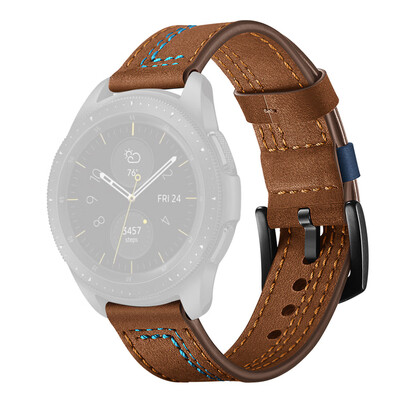 

〖Follure〗Leather Replacement Watch Wrist Strap Band For Samsung Galaxy watch 46mm