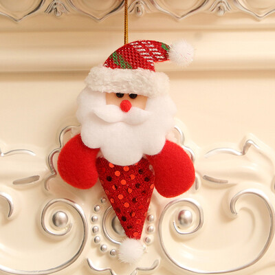 

〖Follure〗Christmas Ornaments Gift Santa Claus Snowman Reindeer Toy Doll Hang Decorations