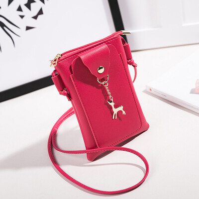 

Tailored Women Fashion Solid Deer Cover Crossbody Bag Shoulder Bag Phone Coin Bag BK