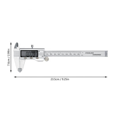 

Greensen 0-150mm High Accuracy Metal LCD Digital Vernier Caliper Micrometer Gauge Measuring Tool