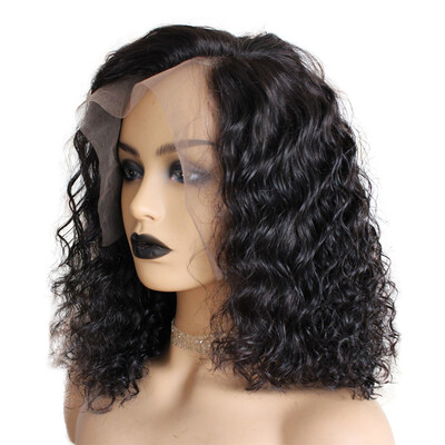 

lace front wig deep wave