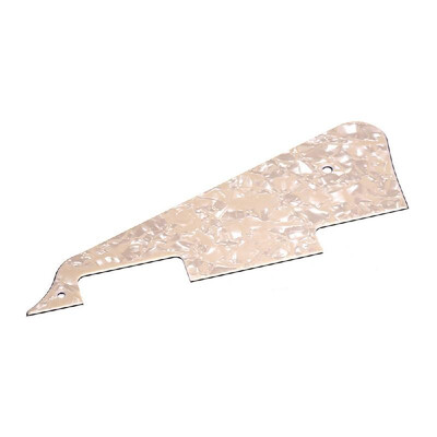 

Guitar Pick Guard Plate Set with Bracket Screws PVC Pickguard for Gibson LP Style Electric Guitars Yellow Pearl