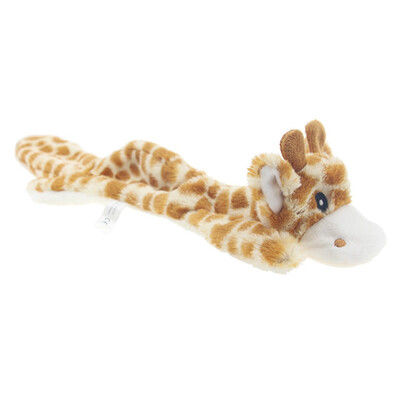 

Squeaky Fun Dogs Animal Shape Toys Gift Set Large Non Stuffed Rabbit Honking Squirrel for Dogs Chew Squeaker Dog Toys