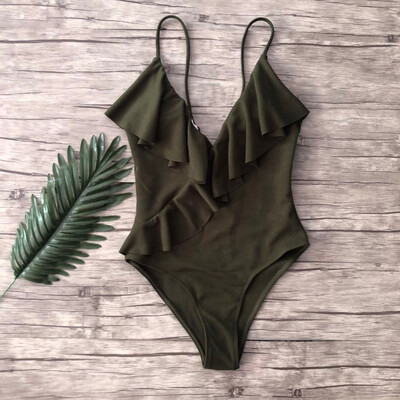 

Womens Pad Bikini Swimming Costume Backless One Piece Swimsuit Monokini Swimwear