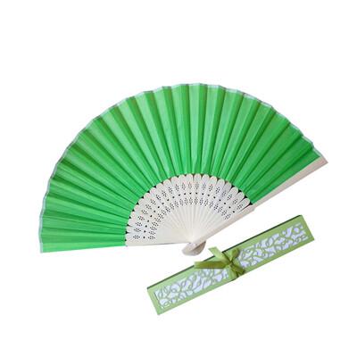 

〖Follure〗Stunning Silk Fans With Gift Box Wedding Favours Beach Party