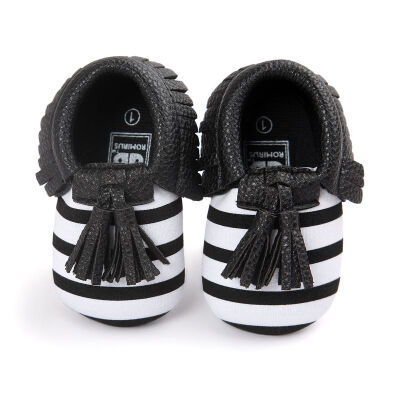 

Baby Shoes Multicolor Toddler Girls Boys Crib Shoes First Walkers 2018 New Newborn Tassel Soft Soled Prewalker Sneakers 0-18M