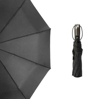 

810 Bone Automatic Umbrella Anti-UV SunRain Windproof 3 Folding Umbrella