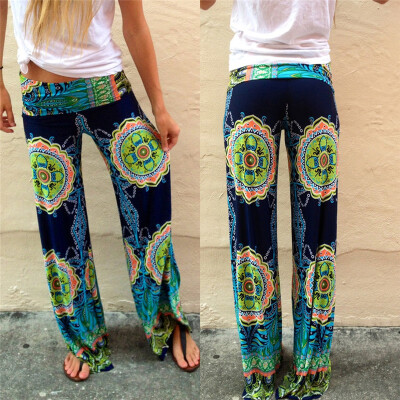 

Women Loose Modal Wide Leg Pants Pantskirt Yoga Dancing Beach Trousers