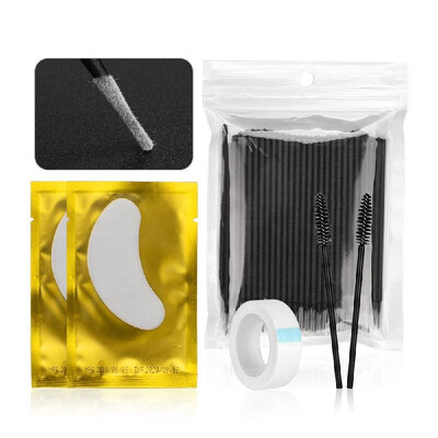 

Eyelash Extension Tools Set False Eyelashes Extension Practice Exercise Kit Makeup Tool for Grafting Eyelashes Cleaning Suit Black