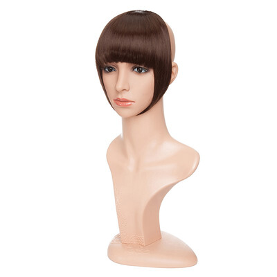 

Hair Bangs Clip in Hair Extensions Front Neat Bang Fringe One Piece Striaght Hairpiece Accessories