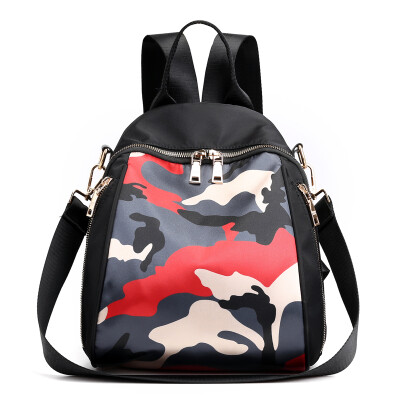 

Oxford double shoulder bag summer fashion nylon small backpack canvas printing oblique shoulder bag