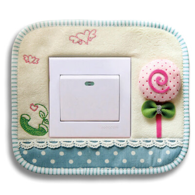 

〖Follure〗Cute Style Cartoon Switch Cover Protection Switch Handmade Fabric Home Decor