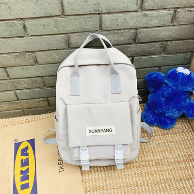 

Hmm backpack lady shoulder bag Chaozhou brand lady bag lady bag lady ins wind big capacity campus tide of lady bag lady
