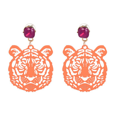 

Fashion Personalized Pierced Tiger Earrings