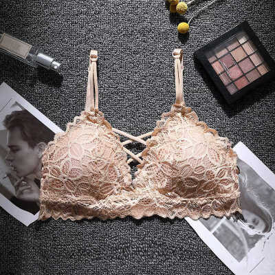 

2019 Sexy Lingerie Soft Bras Seamless Lace Bra Women Wireless Thin Padded Underwear