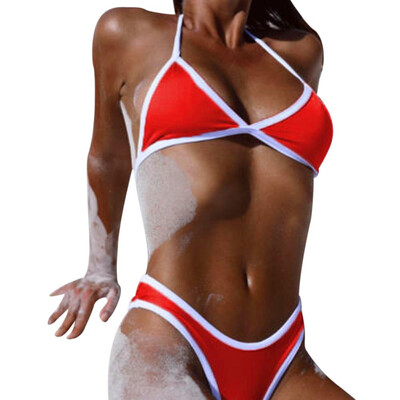 

Roseonmyhand Brazilian Women Push Up Bra Padded Top Bikini Set Swimsuit Swimwear