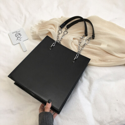 

Ins personality large-capacity Tote bag women 2019 new Korean version of high-grade simple shoulder handbag womens bag