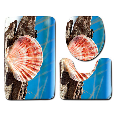 

Gobestart 3pcs Non-Slip Bath Mat Bathroom Kitchen Carpet Doormats Decor