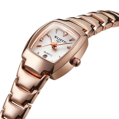 

Business couple watches custom mens&womens luminous waterproof steel belt quartz watch