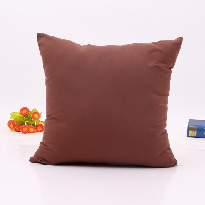 

Cushion Cover Throw Pillowcase Car Sofa Seat Pillow Cover Solid Color Simple Candy Color Outdoor Chair Waist Cushions Case