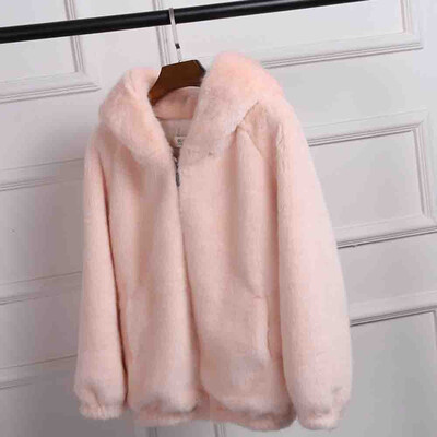 

Toponeto Women Winter Warm Thick Coat Solid Caps Hooded Wool Jacket Cardigan Loose Coat