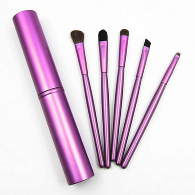 

Toponeto 5Pcs Professional Makeup Eye Eyeshadow Brush Brushes Cosmetic SetRound Tube