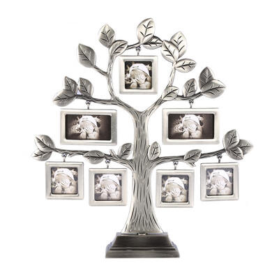 

Greensen European Style Family Tree Frame Display with 7 Hanging Picture Photo Frames