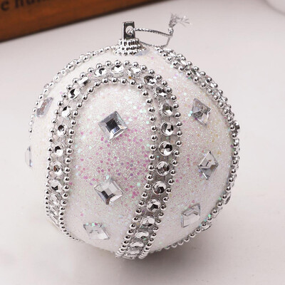 

Glitter Christmas Ball Baubles Balls Christmas Tree Decor
