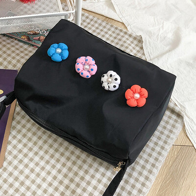 

Tailored Female Small Square Bag Color Matching Flower Shoulder Bag Fresh Messenger Bag