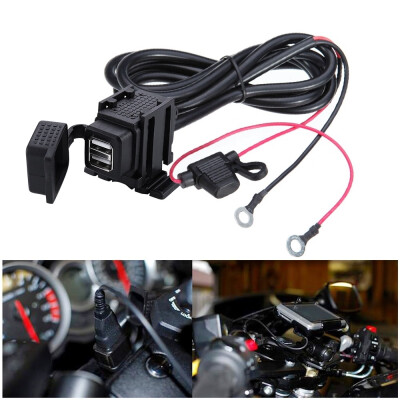 

12V Motorbike Motorcycle Waterproof USB Charger Power Socket Adapter Outlet