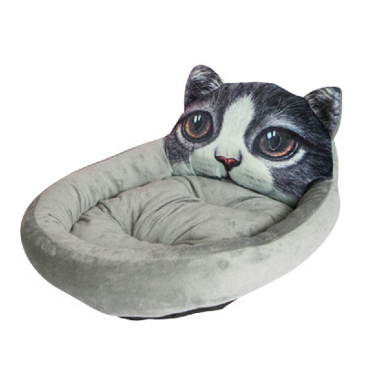 

Warm-Keeping Cartoon Pet Bed Soft Comfortable Cat Cushion Kennel Lovely Dog House