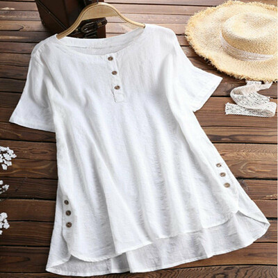 

Women Short Sleeve Loose T Shirts Fashion Ladies Summer Casual Blouse Tops Shirt