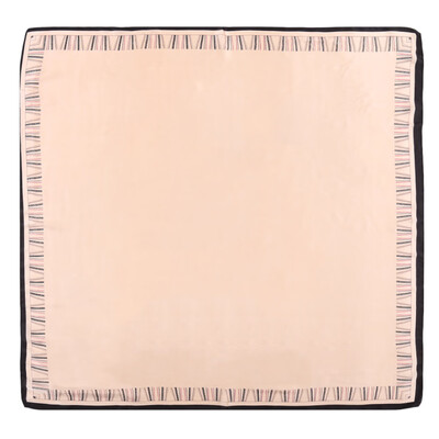 

Fashionable Color Blocking Print Lightweight Square Neckerchief Women Scarf
