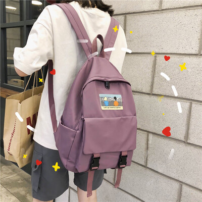 

Well backpack female shoulder bag ins style student bag Korean version high capacity Japanese department high capacity Japa