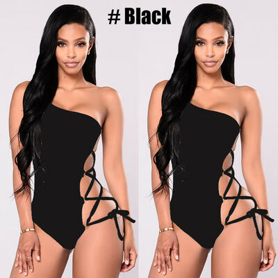 

Fashion Women Padded Push Up Bandage Beachwear Monokini Swimsuit Swimwear Bikini
