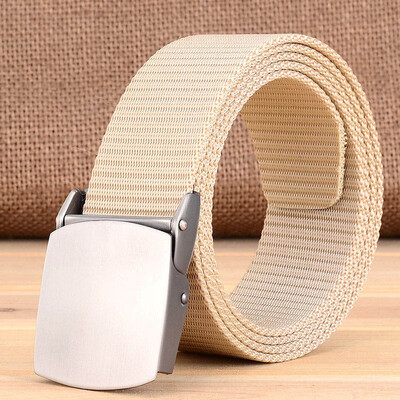 

Tactics belt Arbitrarily adjustment quality canvas Alloy Automatic buckle Men belt outdoor casual Men Military training belt
