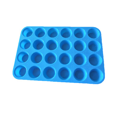 

24 Cavity Mini Silicone Mold Soap Cookies Cupcake Bakeware Pan Tray Mould
