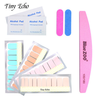 

〖Follure〗Novelty Nail Polish Sticker Film Anti-Overflow Case Tool 20 Stickers Nart Set