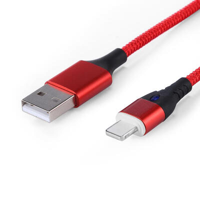 

Magnetic 8Pin Nylon Braided 1m 5V 3A Fast Charging Data Cable Wire wLight