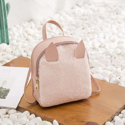

Free shipping Sweet College Wind Mini Shoulder Bag High quality PU leather Fashion girl candy color small backpack female bag