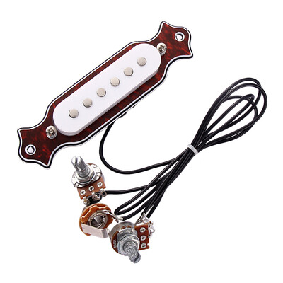 

Plastic ABS Portable Sound Hole Magnetic Pickups Tone Volume Controller