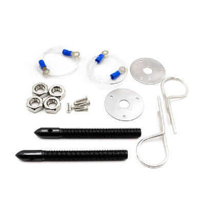 

Alloy Bonnet Hood Pin Lock Kit Down Hood Locks Pins fit ALL Racing Speed