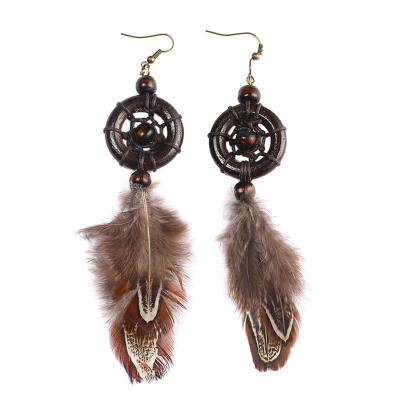 

Women Earring DreamCatcher Fashion Handmade Vintage Handicraft Novelty