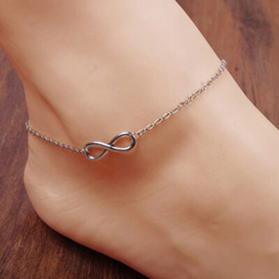 

Gold Chain Infinity Ankle Anklet Bracelet Barefoot Sandal Foot Jewelry
